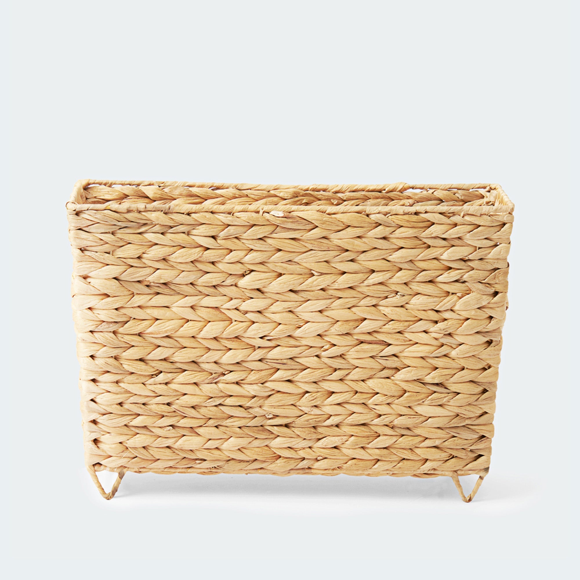 Water Hyacinth Rectangular Magazine Basket